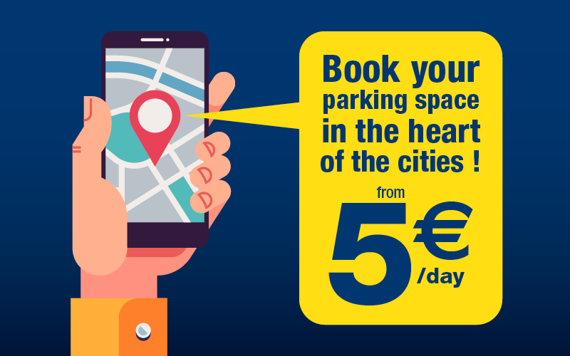 Book your parking space from 5€ /day